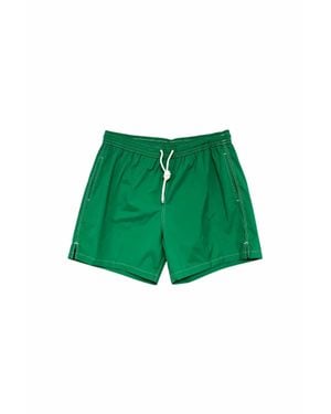 Fedeli Madeira Airstop Swim Shorts Trunks - Green