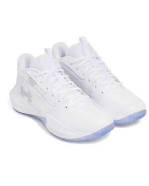 Under Armour Lockdown Basketball Shoes Hawk2580 - White