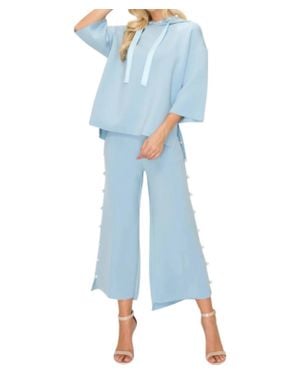 Joh Francine Pearl Knit Set - Blue