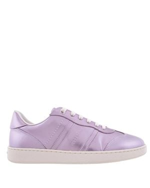 Ferragamo Ferragamo Garda Low-Top Sneaker With Logo - Purple