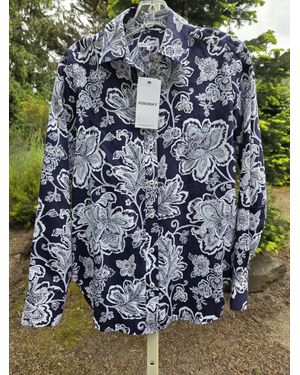 Foxcroft Button Down Blouse - Blue