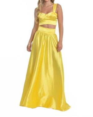 Steffany Milano Sunshine Maxi Dress - Yellow