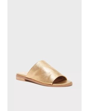 Kelsi Dagger Brooklyn Ruthie Slide Sandals - Metallic