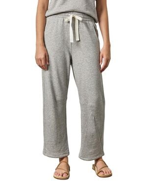 Lilla P Side Panel Terry Pant - Gray