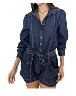 Cleobella Quincy Romper - Blue
