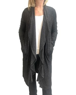 Astrologie CA Auden Super Soft Long Drape Cardigan - Black