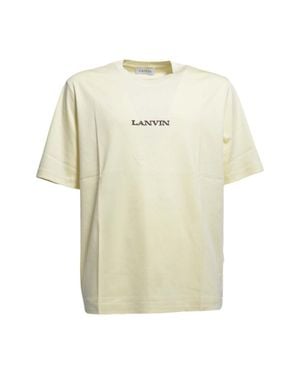 Lanvin Brodé T-Shirt - Natural
