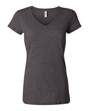 Bella Canvas Jersey V-Neck Tee - Black