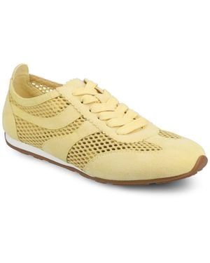 Journee Collection Journee Chasse Mesh Sneakers - Metallic