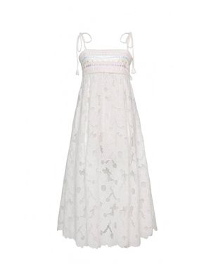 Celiab Lola Midi Dress - White
