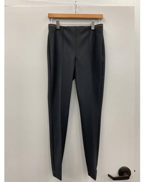 Lorena Antoniazzi Charcoal Tepered Wool Pant - Pink