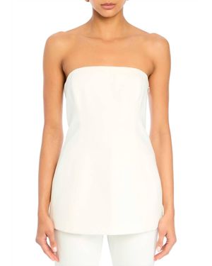 SER.O.YA Isolde Strapless Top - White
