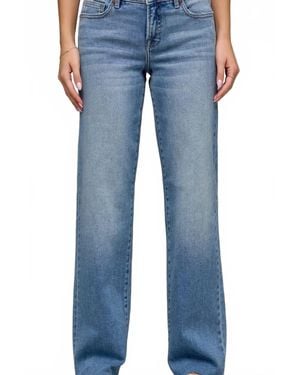 Hidden Jeans Ella Low Rise Straight Jeans - Blue