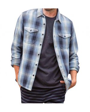 Outerknown Blanket Long Sleeve Shirt - Blue