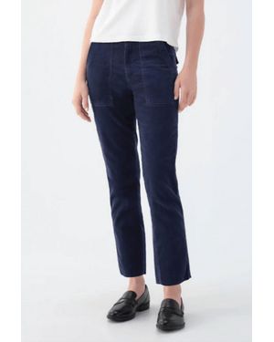 AMO Corduroy Easy Army Trouser - Blue