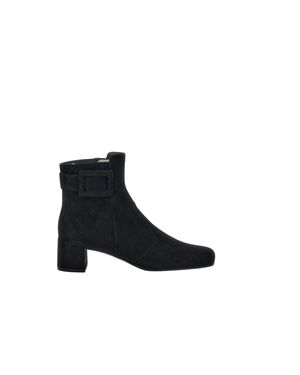 Roger Vivier Ankle-Length Boots With Pointed Toe - Black