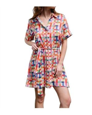 Briton Court Elena Mini Dress - Red