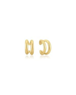 Eklexic Double Cuff Earrings - Metallic