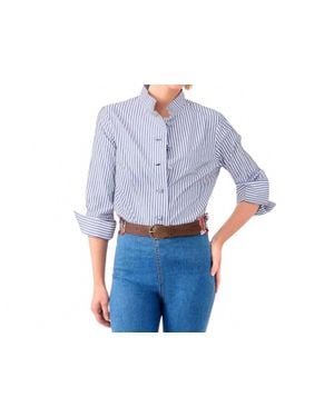 Gretchen Scott Forget Me Not Top - Blue
