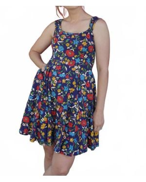 Effie's Heart Parisienne Dress - Blue