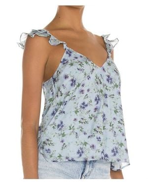 Cami NYC Cara Chiffon Cami - Blue