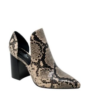 Charles David Varro Bootie Snake Heeled Boot Jobb2052 - Black