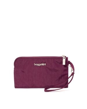 Baggallini Rfid Wristlet Wallet - Purple