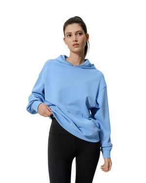 LILYSILK Seamflow Douceur Hoodie - Blue