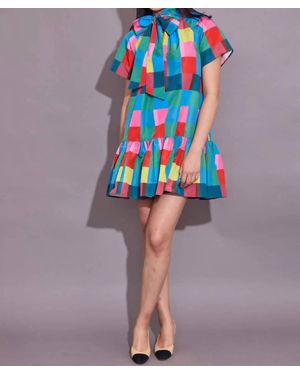 Alden Adair Willa Mini Dress - Blue
