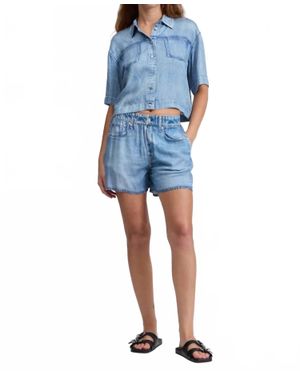 Rag & Bone Miramar Walking Short - Blue