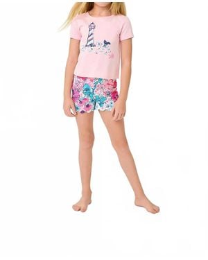 Lilly Pulitzer Mini Leva Shorts - Red
