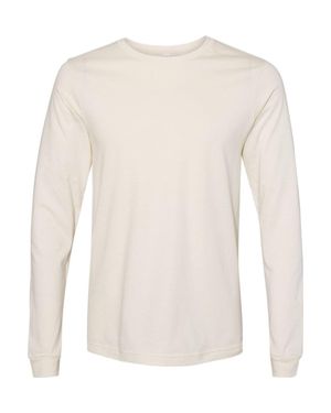 Bella Canvas Jersey Long Sleeve Tee - White