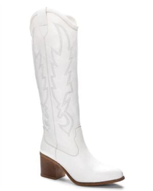 Dirty Laundry Countryside Snow Knee Boots - White