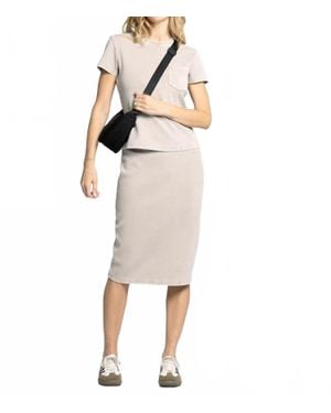 Thread & Supply Ginny Midi Skirt - Natural