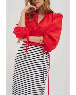 LeLe de Baltzac Colette Blouse - Red