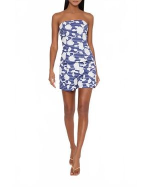 MILLY Amanda Floral Short - Blue