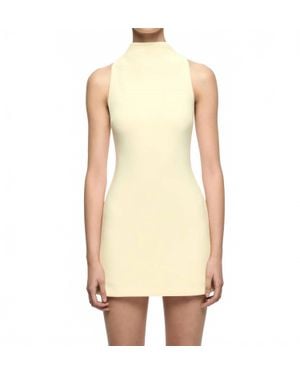 Bec & Bridge Gemma Racer Mini Dress - Natural