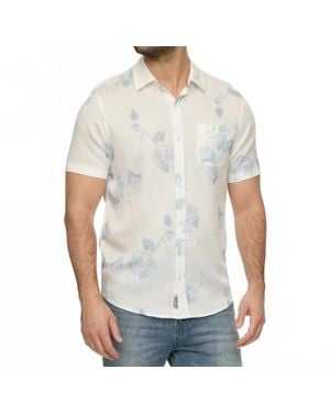 Flag & Anthem Chadron Short Sleeves Floral Shirt - White