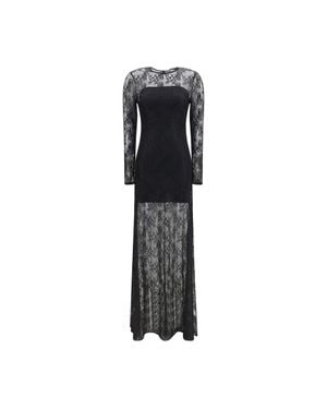 Nissa Polyester Cocktail Dress - Black