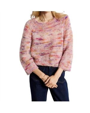 Suncoo Pavel Long Sleeve Sweater - Pink