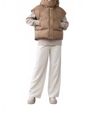 WITHBLACK Woodsmoke Puffer Vest - Natural