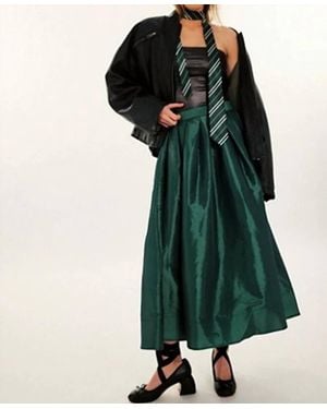 Free People Emilia Full Skirt - Green