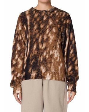 Obey Fawn Crew Sweater - Brown