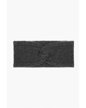 Echo Brioche Honeycomb Headband - Black
