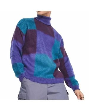 ASOS Fluffy Knit Sweater - Blue