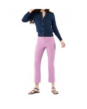 ANN MASHBURN Faye Flare Cropped Pant - Pink