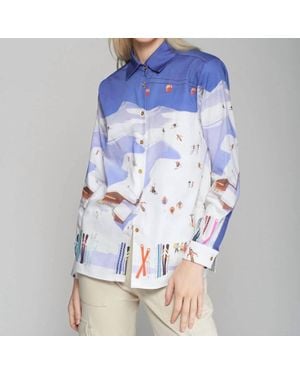 Vilagallo Nadine Blouse - Blue
