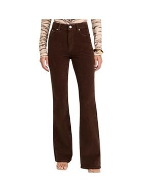 DL1961 Bridget Boot High Rise Instasculpt Jeans - Brown