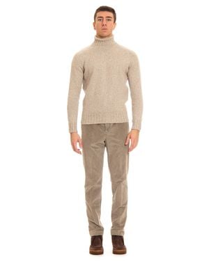 Gran Sasso Recycled Cashmere Turtleneck - Natural