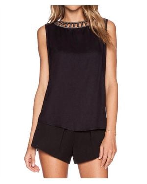 MLV Luna Beaded Top - Black